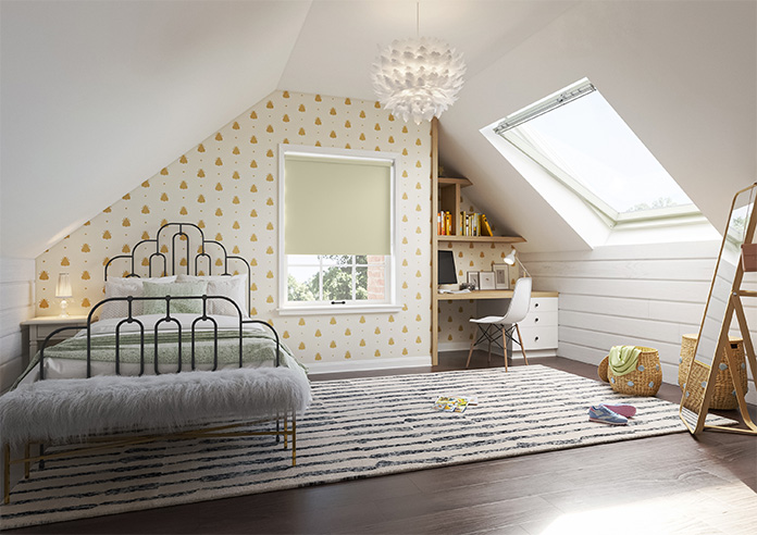 Trapani (Blackout), Oyster - Twist&Fit Roller Blind - Image 7